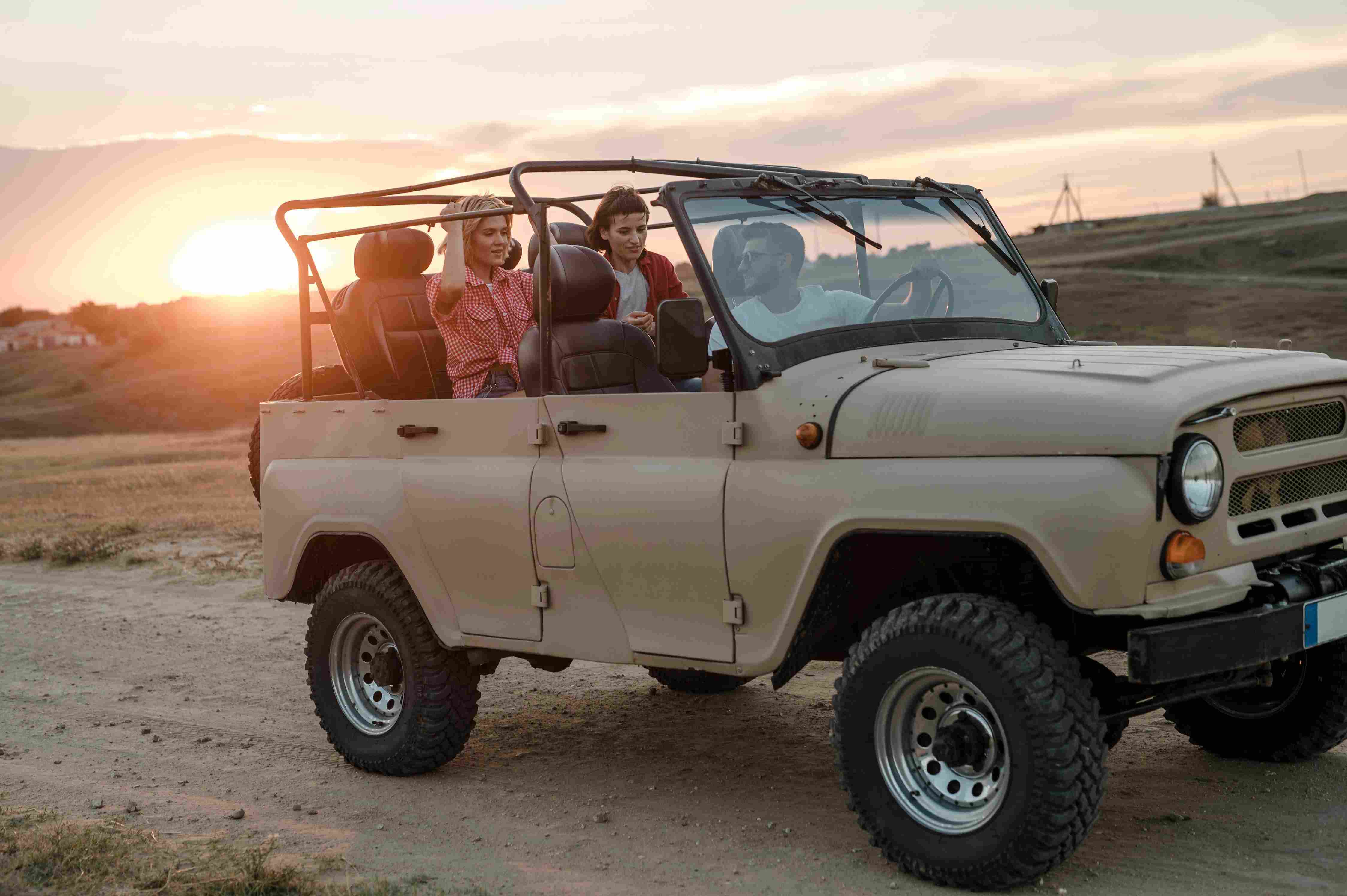 Desert road adventure